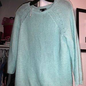 H&M Tiffany blue sweater